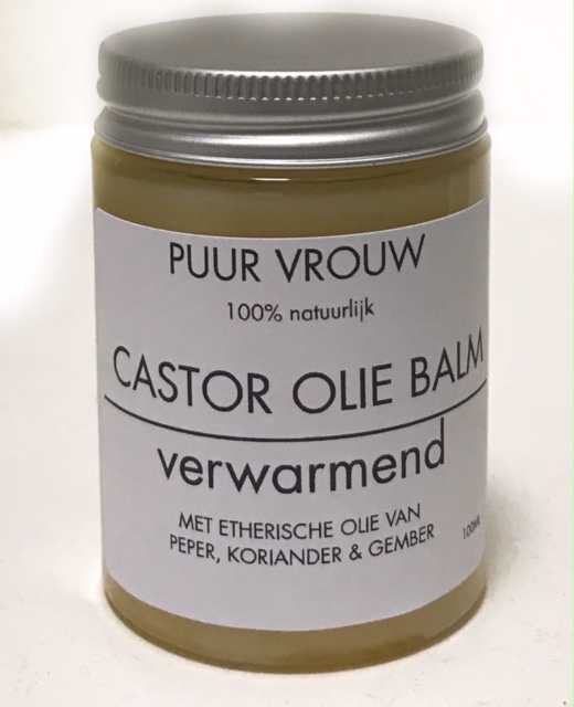 Castor olie biologisch - verwarmend BALM 100ml
